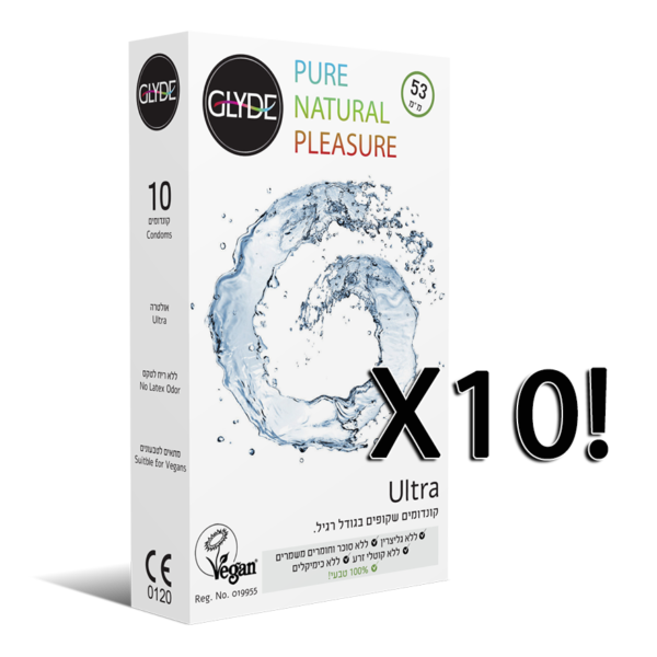 Glyde Ultra - Regular fit condoms bulk pack