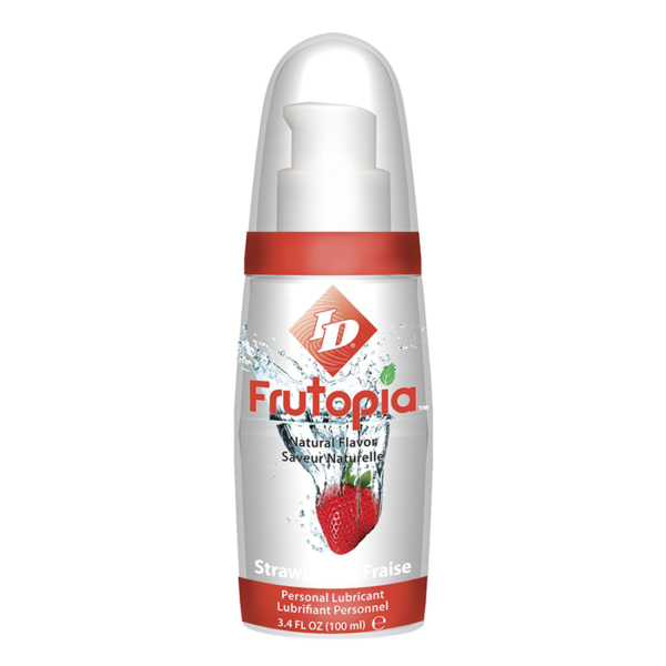 נוזל סיכה בטעמים על בסיס מים Frutopia ID בטעם תות