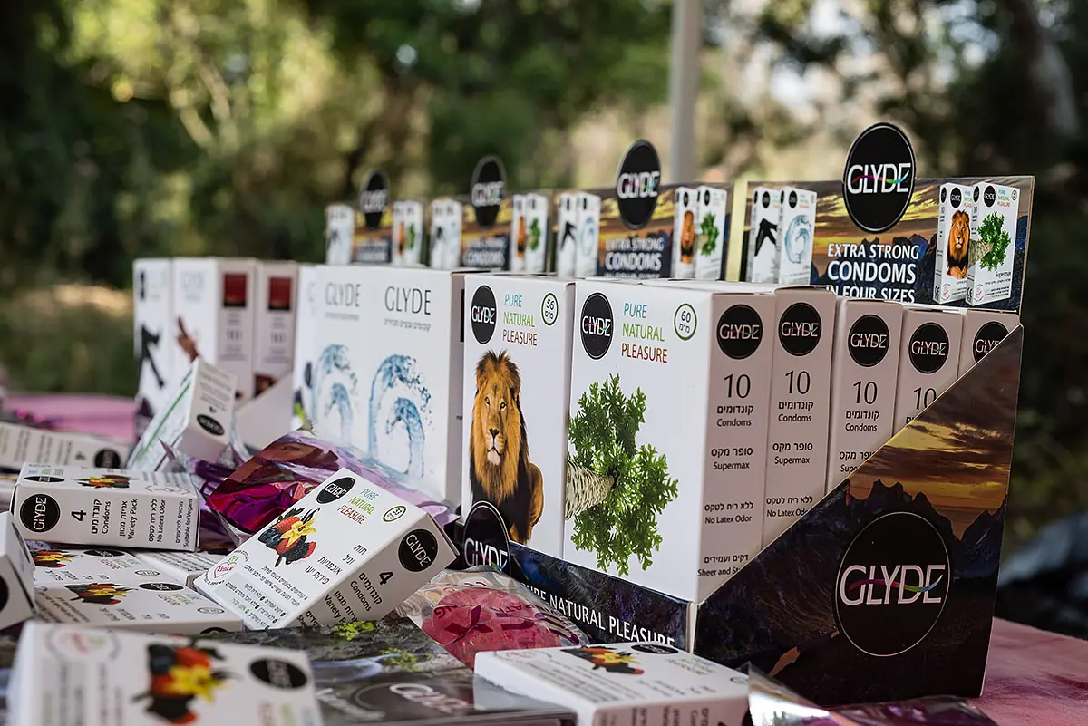 קונדומים טבעוניים גלייד - קטגוריית מידות